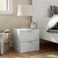 The Monday Company Delma 2-Drawer Nightstand in Matte White (Set of 2), , large