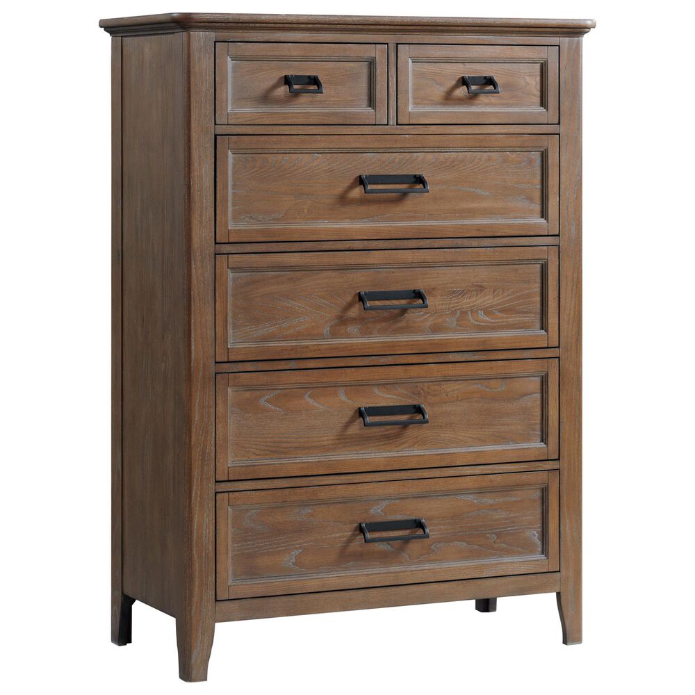 Hawthorne Furniture Alta 6 Drawer Chest in Harvest Brown, , large