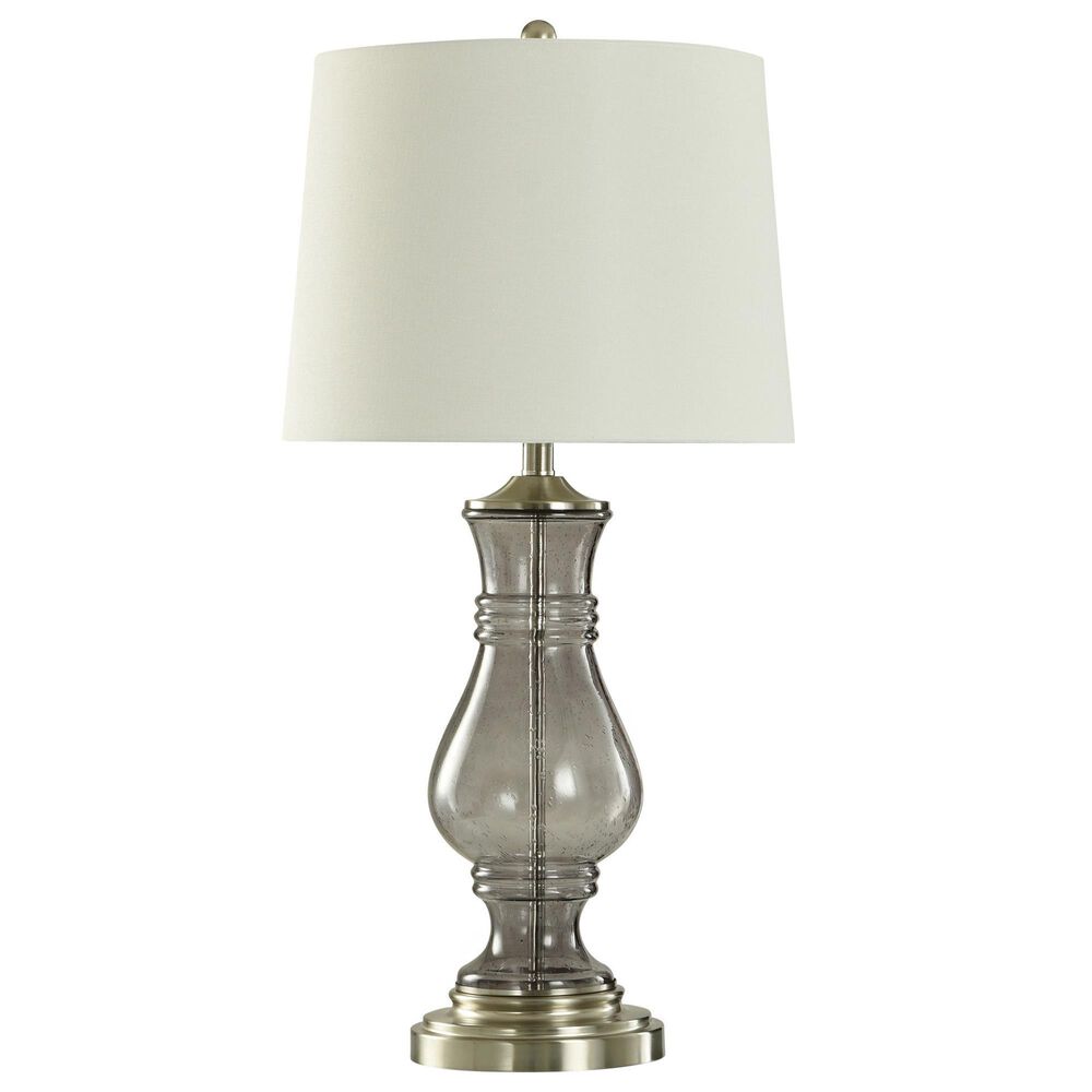 Flair Industries Table Lamp in Smoked and Brushed Brass, , large
