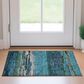 Dalyn Rug Company Trevi TV8 2"6" x 3"10" Teal Area Rug, , large