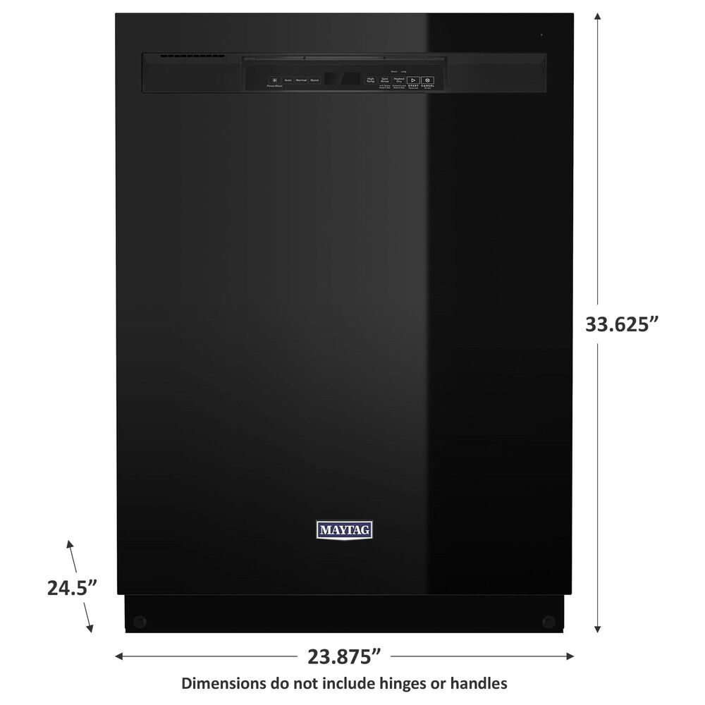 Maytag 24&quot; Built-In Pocket Handle Dishwasher with 50 Decibel in Black, , large