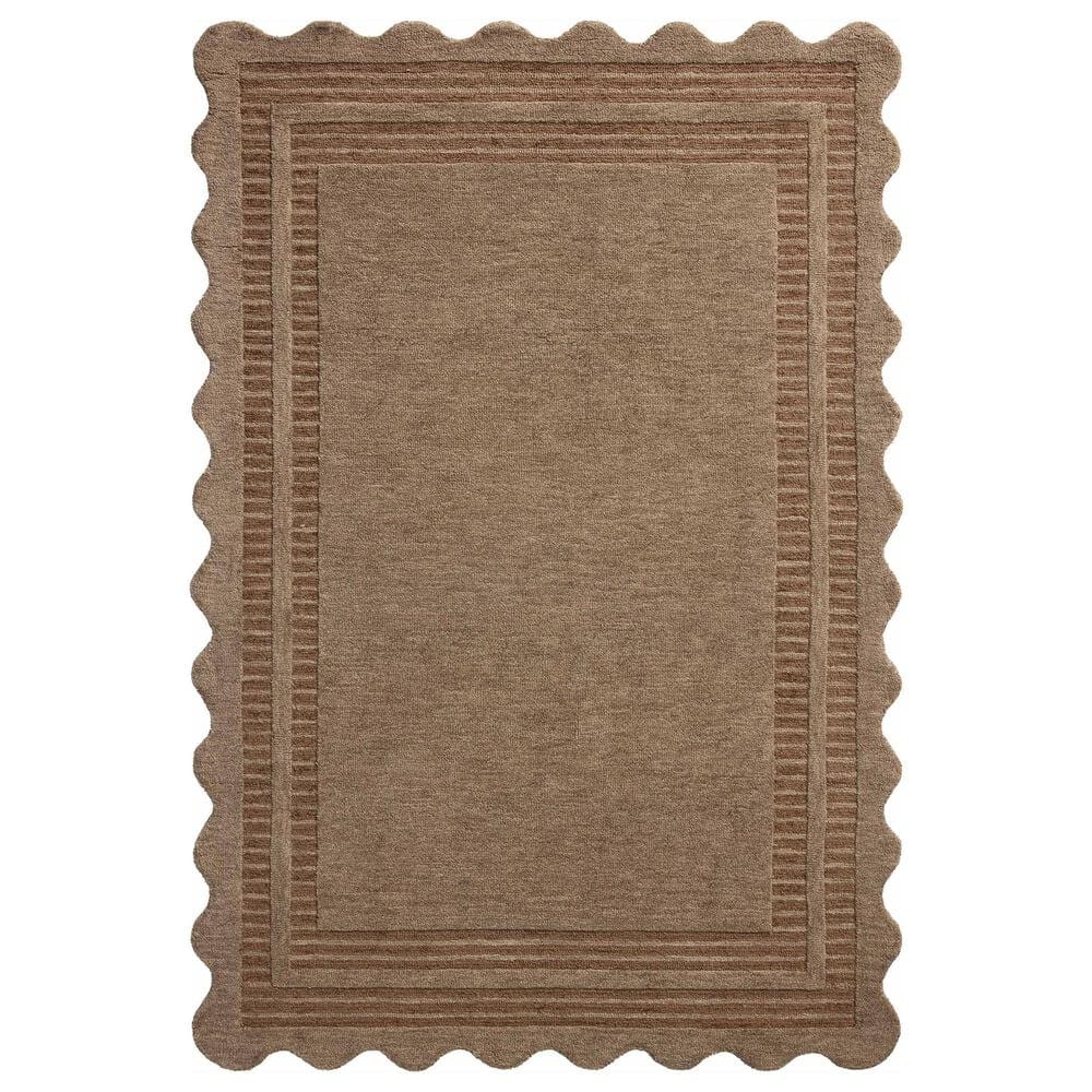 Loloi II Scottie 7"9" x 9"9" Mocha and Clay Area Rug, , large