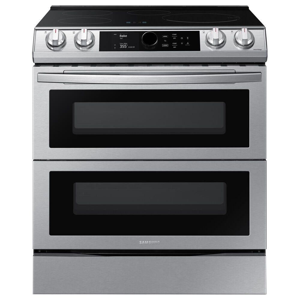 Samsung 6.3 Cu. Ft. Slide-In Dual Door Induction Range with Wi-Fi and Air Fry in Stainless Steel, , large