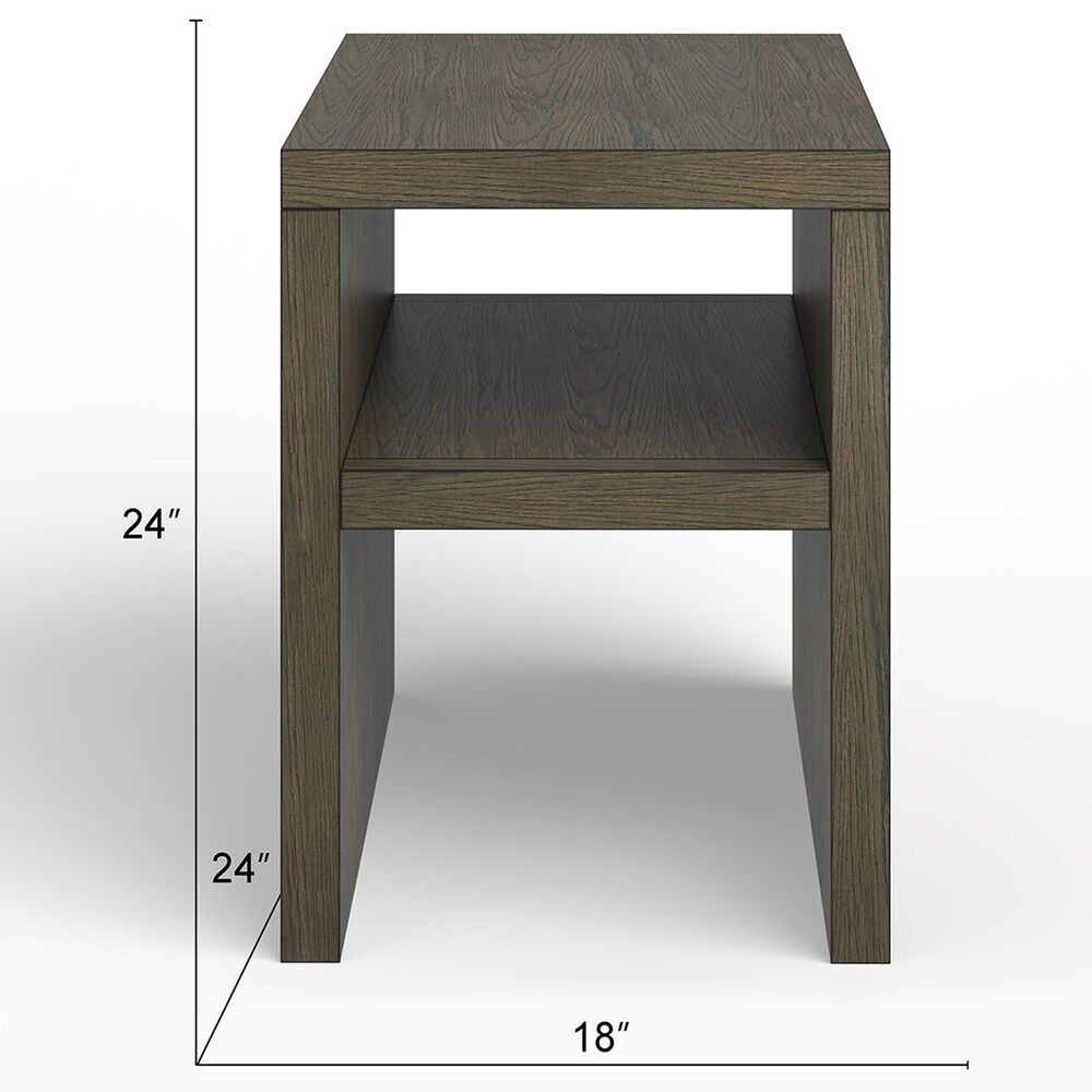 Nicolette Home Merrick Chairside End Table in Homestead Brown, , large
