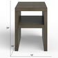 Nicolette Home Merrick Chairside End Table in Homestead Brown, , large