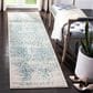 Safavieh Madison MAD603J 2"3" x 10" Teal and Ivory Runner, , large