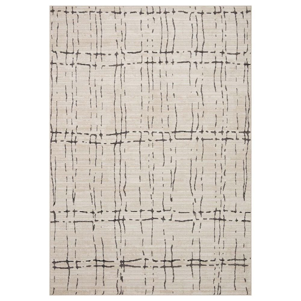 Loloi II Darby 2"7" x 8" Sand and Dark Grey Runner, , large