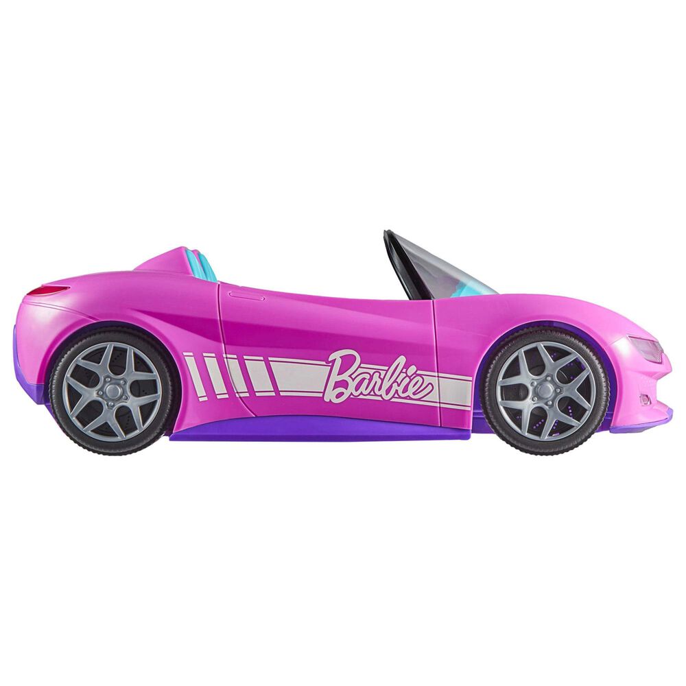 Barbie Convertible Battery-Powered Remote-Control Car Vehicle in Pink, , large