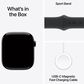 Apple Watch Series 10 GPS 46mm Jet Black Aluminum Case with Black Sport Band - M/L, , large