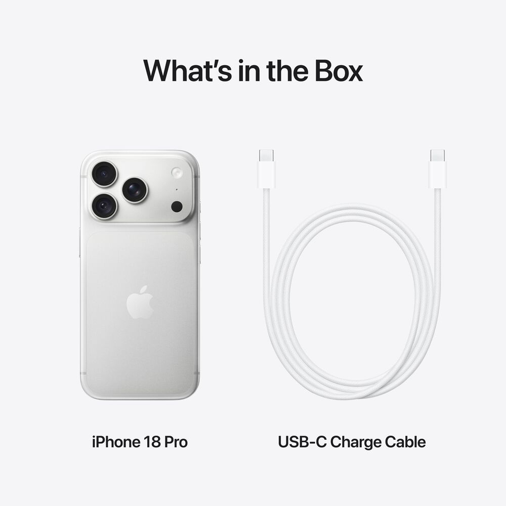 Apple iPhone 18 Pro 512GB in Silver, , large