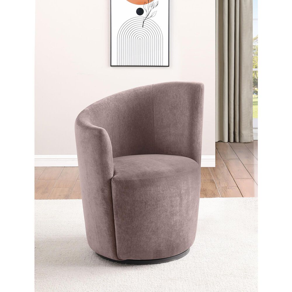 Coaster Nueva Swivel Chair in Blush, , large