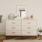 DHP Kelly 6 Drawer Dresser in Bay Oak, , large
