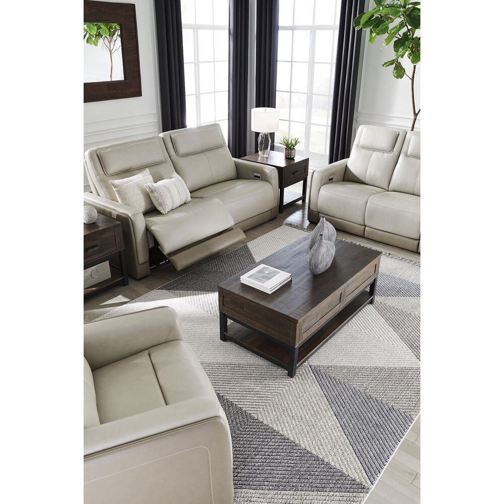 Ashley Battleville Power Reclining Loveseat in Almond, , large