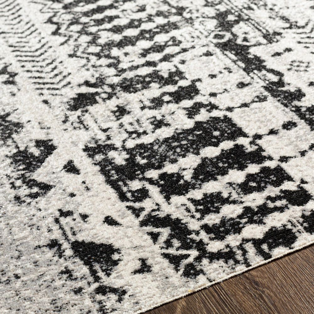 Surya Lavadora Southwestern 9&#39;3&quot; x 12&#39; Black, Gray and Light Gray Area Rug, , large