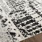Surya Lavadora Southwestern 9"3" x 12" Black, Gray and Light Gray Area Rug, , large