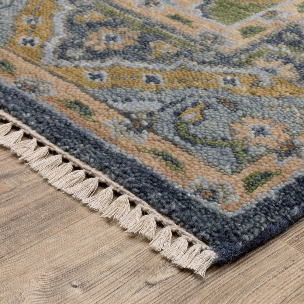 Oriental Weavers Majorca Blue and Green 9&#39; x 12&#39; Area Rug, , large