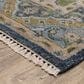 Oriental Weavers Majorca Blue and Green 9" x 12" Area Rug, , large