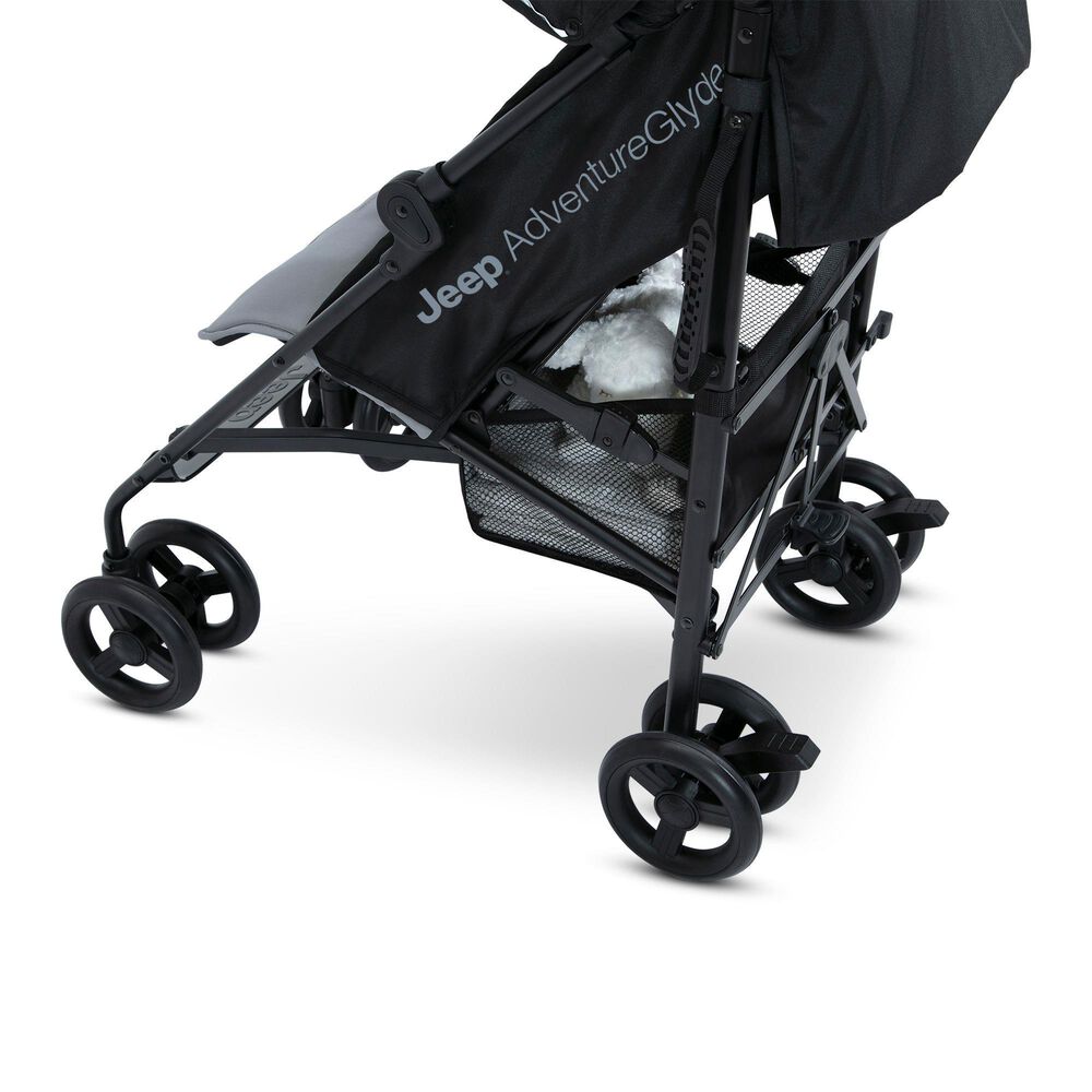 Delta Jeep AdventureGlyde Stroller in Black and Grey, , large