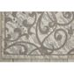 Nourison Damask DAS01 2"3" x 3"9" Ivory and Grey Area Rug, , large