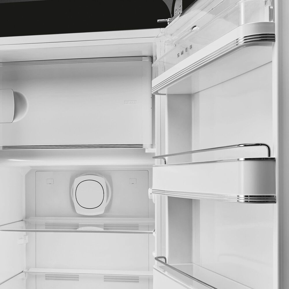 SMEG 9.92 Cu. Ft. Freestanding Compact Refrigerator with Right Handle in Black, , large