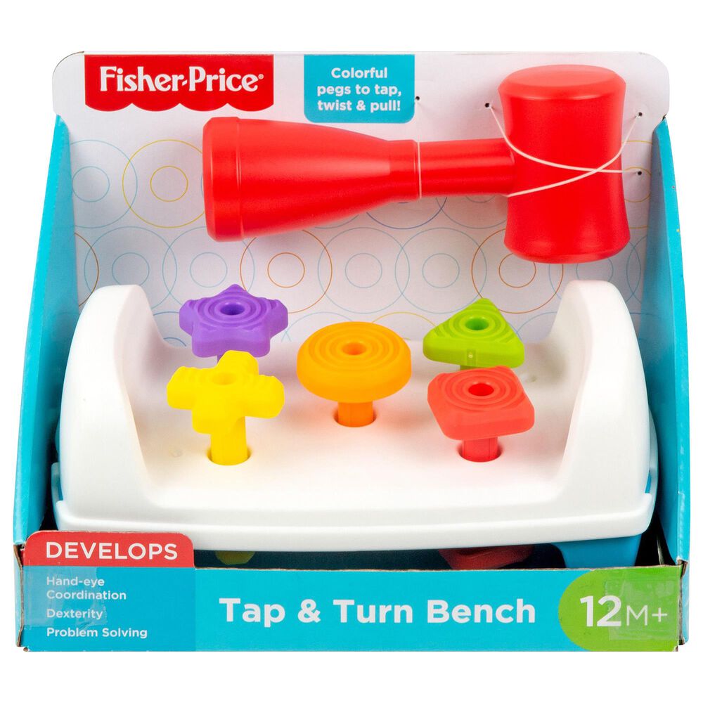 Fisher-Price Tap and Turn Bench Toy, , large