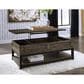 Ashley Johurst Lift Top Cocktail Table in Grayish Brown and Black, , large
