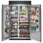 KitchenAid 30 Cu. Ft. Built-In Side-by-Side Refrigerator with Platinum Interior in Juniper, , large