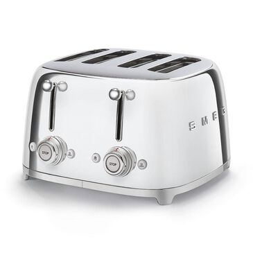 SMEG Retro 4x4 Toaster, Sl Steel, , large