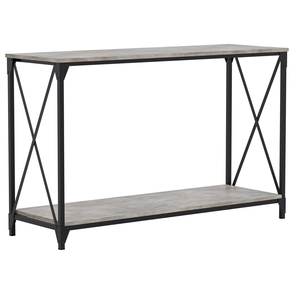 Furniture of America Goff Console Table in Black/Gray, , large