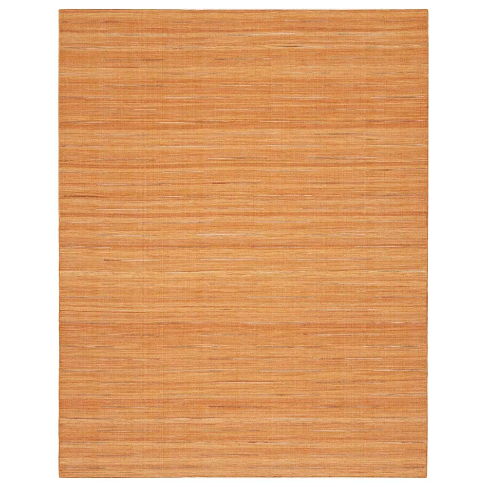 Nourison Interweave 9" x 12" Orange Area Rug, , large
