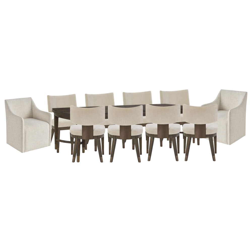 Universal Furniture Montclair and Busio 12-Piece Rectangular Dining Set in Cocoa, , large