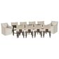 Universal Furniture Montclair and Busio 12-Piece Rectangular Dining Set in Cocoa, , large