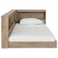 Ashley Oliah Twin Bookcase Storage Bed in Natural, , large