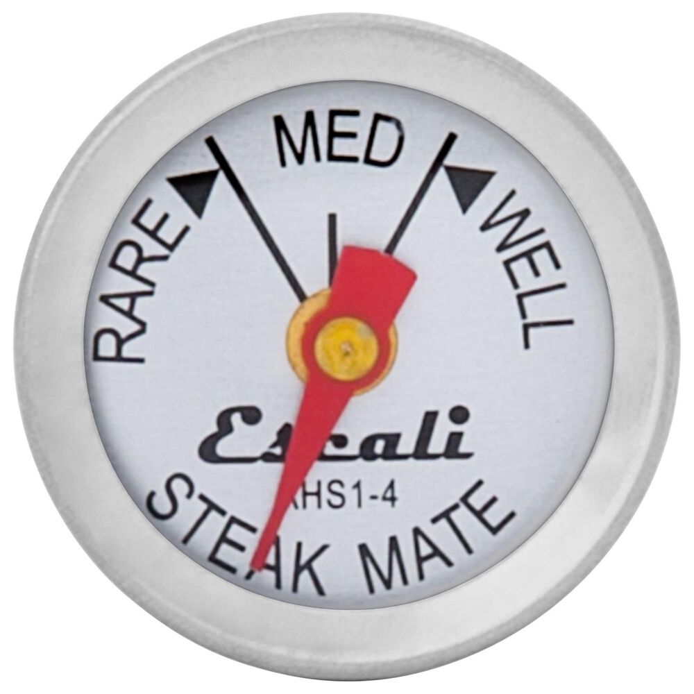 Kitchen Supply 4-Piece Easy Read Steak Thermometer Set in Silver, , large