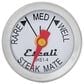 Kitchen Supply 4-Piece Easy Read Steak Thermometer Set in Silver, , large