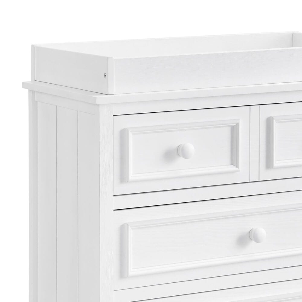 Oxford Baby Bennett 3-Drawer Dresser with Changing Topper in Rustic White, , large