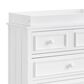 Oxford Baby Bennett 3-Drawer Dresser with Changing Topper in Rustic White, , large