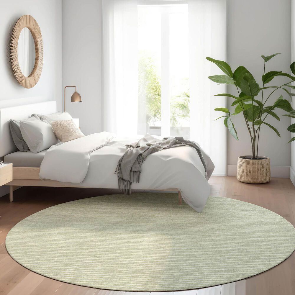 Dalyn Rug Company Laidley 8&#39; Round Mist Indoor/Outdoor Area Rug, , large