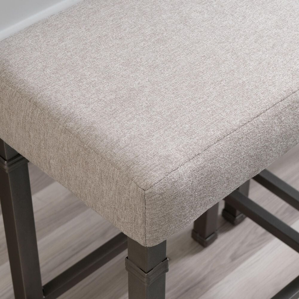 Linon Home Decor Austin 3-Piece Pub Set in Pewter and Grey Wash, , large