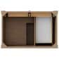 James Martin Brittany 36" Single Bathroom Vanity in Pecan with 3 cm Ethereal Noctis Silestone Top and Rectangular Sink, , large