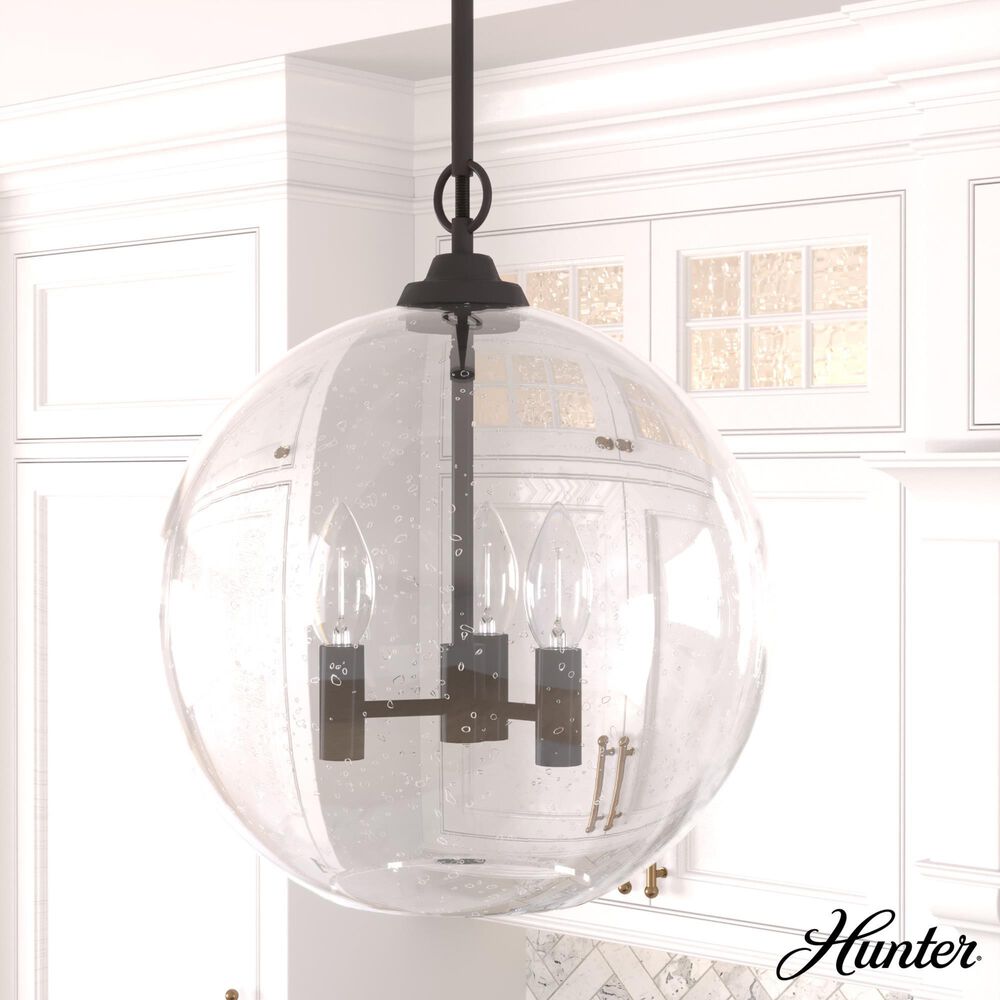 Hunter High Oaks 3-Light Pendant in Noble Bronze, , large
