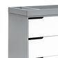 Babyletto Hudson 2 Piece Nursery Set in Grey and White, , large