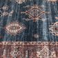 Central Oriental Rugease Raquel 5" x 7" Aerugo and Rust Area Rug, , large