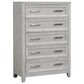 New Heritage Design Fiona 5-Piece Queen Bedroom Set in Mist Gray, , large