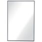 Garber Collection Rectangular Metal Wall Mirror in Black, , large