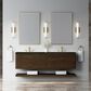 James Martin Allamari 72" Double Bathroom Vanity in Sable with 3 cm Phantome Eclos Top and Rectangular Sinks, , large