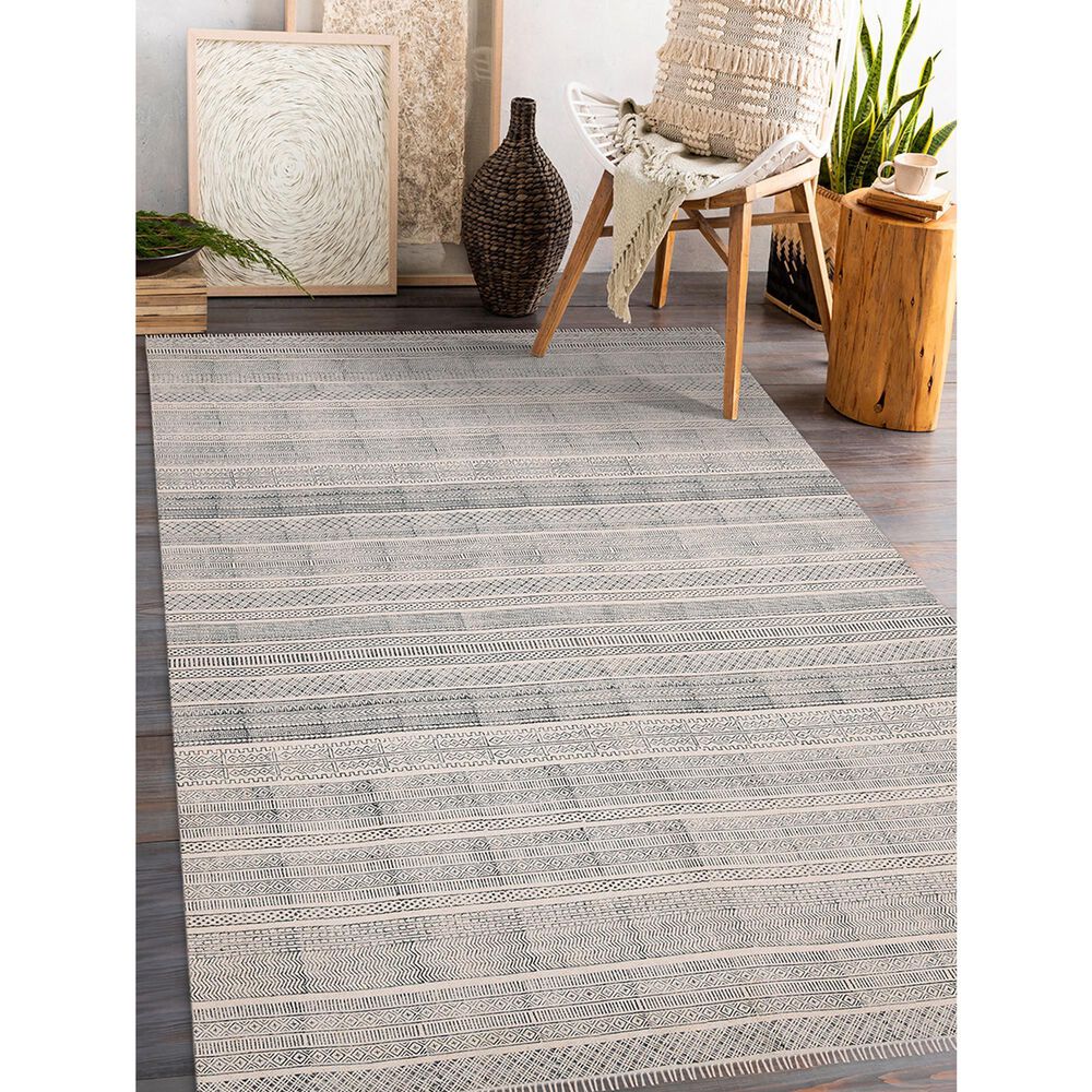 Amer Rugs Dune 5&#39; x 7&#39;6&quot; Charcoal Area Rug, , large