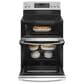 GE Appliances 30" Freestanding Electric Double Oven Range in Stainless Steel, , large
