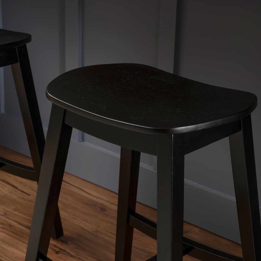 Linden Boulevard Culver 26" Counter Stool in Black, , large