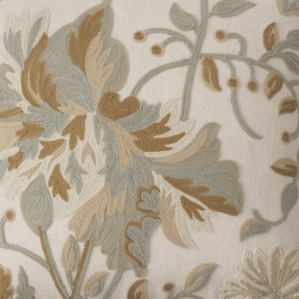 K &amp; K Interiors 20" Square Throw Pillow in Cream, , large